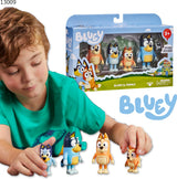 Coffret de 4 figurines de la famille de Bluey - MOOSE TOYS