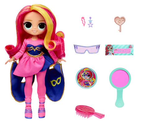 L.O.L. Surprise! - OMG Eye Spy Series - Superhero - 1 Poupée, Vetements, Accessoires, Indices a Résoudre, Surprises a Découvrir