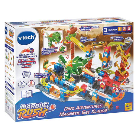 VTECH MARBLE RUSH - DINO ADVENTURES MAGNETIC SET XL400E
