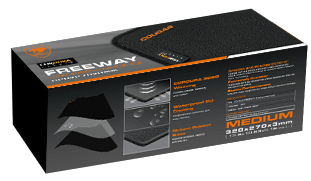 Tapis de Souris Cougar Freeway - Taille M (Noir)