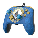 Manette de jeu - Nintendo - Zelda - Filaire - Série limitée - Bleu
