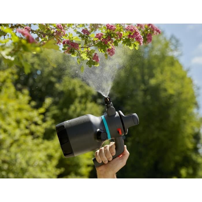 Pulvérisateur a pression GARDENA - Capacité 1.25L - Utilisation 360° - Indicateur de niveau intégré