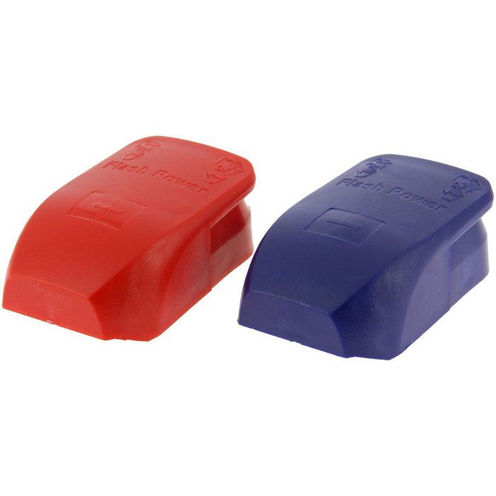 Lot de 2 cosses de batterie - XL TECH - a serrage rapide (+) (-)