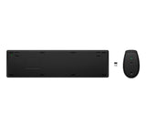 Ensemble Clavier Souris sans fil HP 650 - AZERTY - Noir