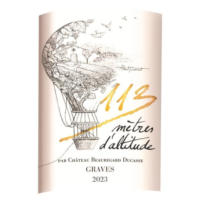 113 metres d'altitude Graves - Vin blanc de Bordeaux 2023