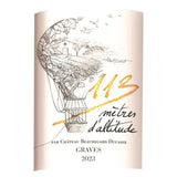 113 metres d'altitude Graves - Vin blanc de Bordeaux 2023