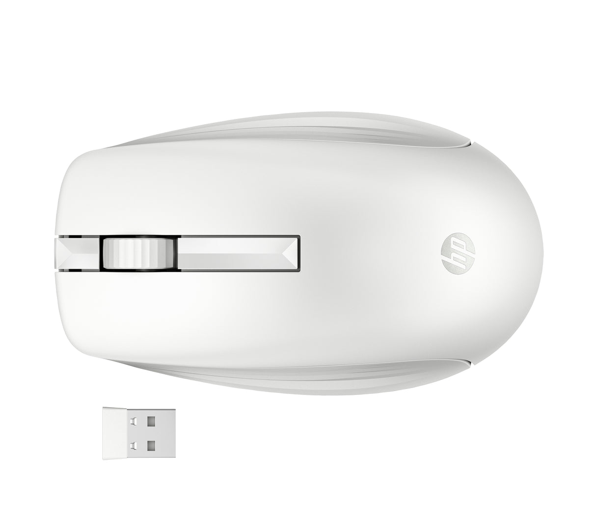 Ensemble Clavier Souris sans fil HP 650 - AZERTY - Blanc