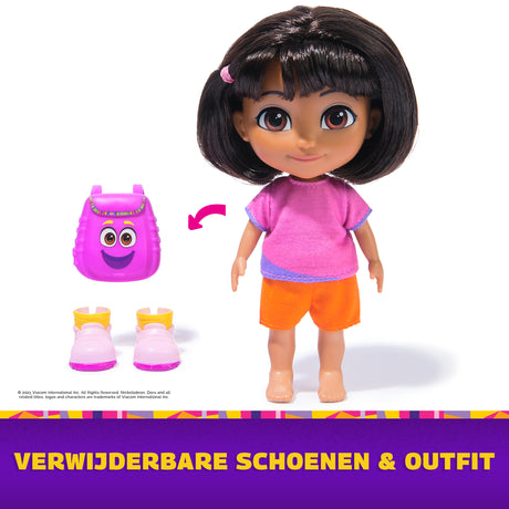 Dora - Poupée 15cm + figurine Babouche - des 3 ans - Dora l'exploratrice
