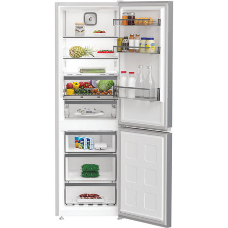 Réfrigérateur combiné - WHIRLPOOL - WHK26363XP6E - 316 L - Dual NoFrost - 6e sens - Classe C - 186.5x59.5x66.3 - Inox