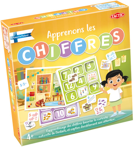 Apprenons les chiffres - Jeu éducatif - TACTIC - 2 joueurs et plus - Des 4 ans