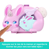 Polly Pocket - Coffret 2 en 1 Lapin - Avec 2 figurines et 12 accessoires - Polly Pocket - JFT88
