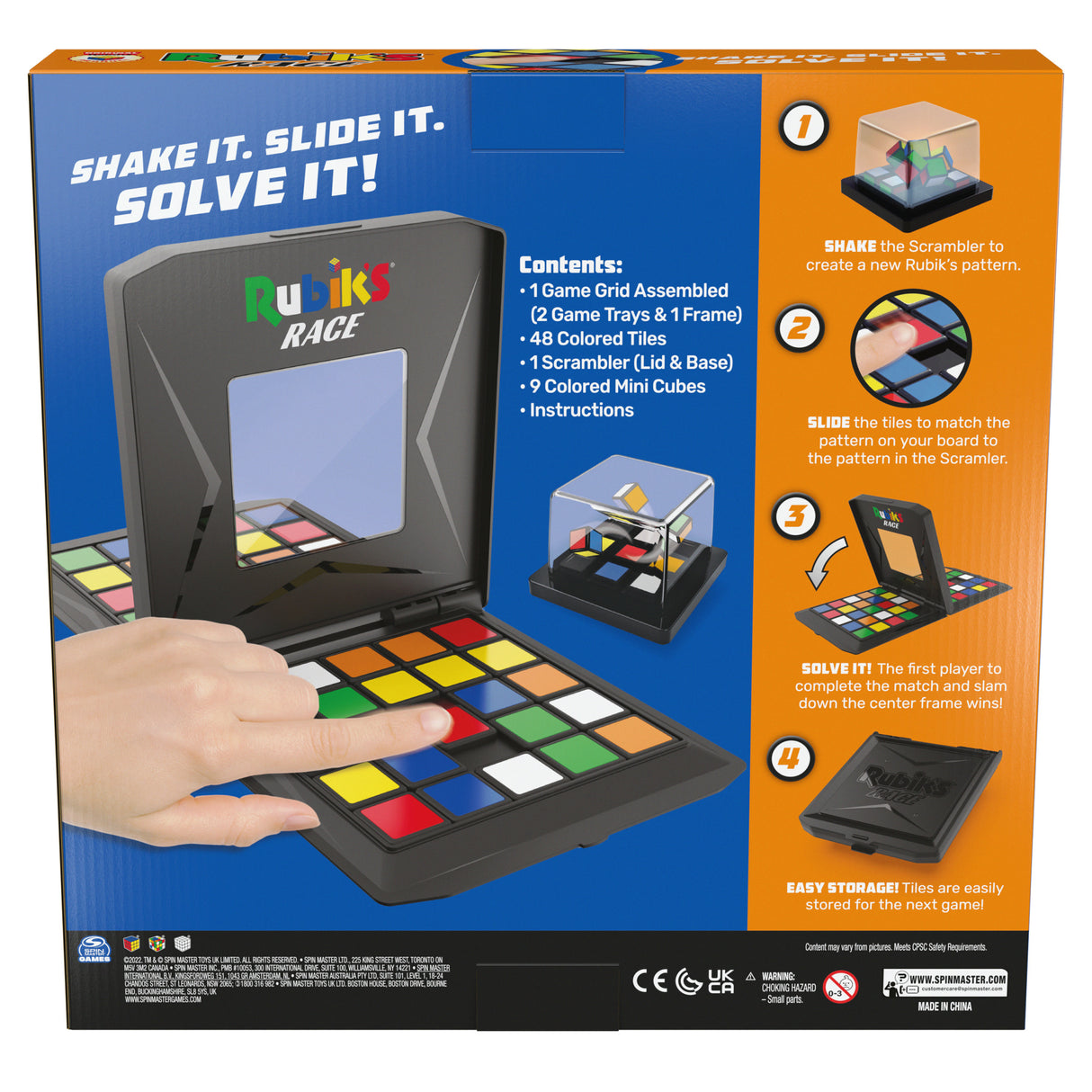 Jeu de réflexion Rubik's Race - Noir - Enfant - 6 ans - Mixte