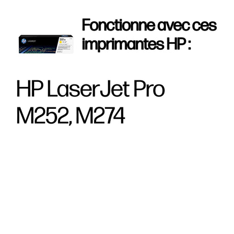 Cartouche d'encre Hp TONER 201 A JAUNE