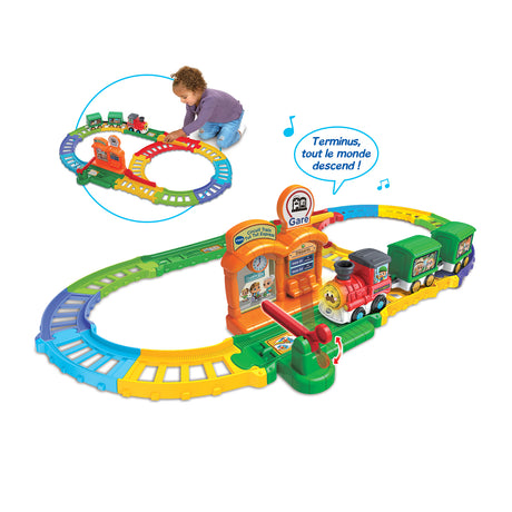 VTECH - TUT TUT BOLIDES - CIRCUIT TRAIN TUT TUT EXPRESS (+ PETER TRAIN a VAPEUR) - Multicolore