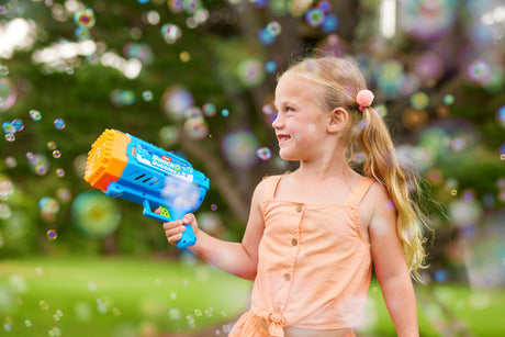 Pistolet a bulles - ZURU - Bubble Blaster Medium - 125 ml inclus - 7000 bulles/min - Plateau fourni