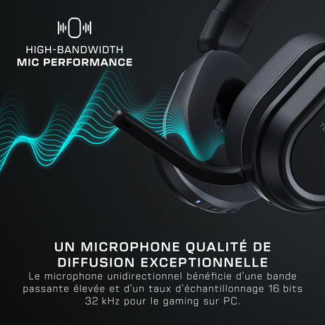 Casque gaming multiplateforme sans fil - TURTLE BEACH - Stealth 700PC (Gen3) - Noir