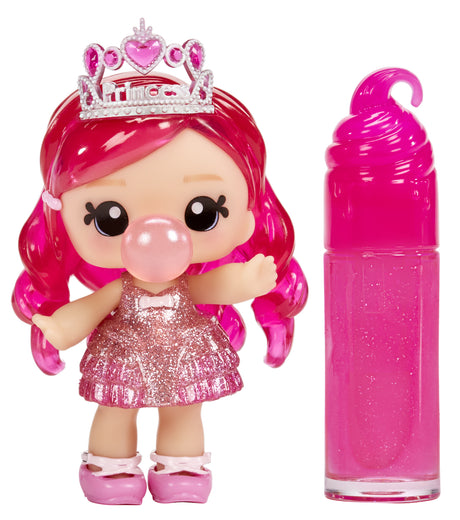 Yummiland - 1 poupée 10 cm et un gloss pailleté a créer - Bianca - Goűt Chewing Gum - Des 4ans
