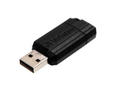 ClïÂ¿Â½ USB 2.0 Verbatim PinStripe - 64Go (Noir)
