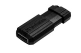 ClïÂ¿Â½ USB 2.0 Verbatim PinStripe - 64Go (Noir)
