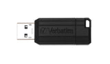 ClïÂ¿Â½ USB 2.0 Verbatim PinStripe - 64Go (Noir)