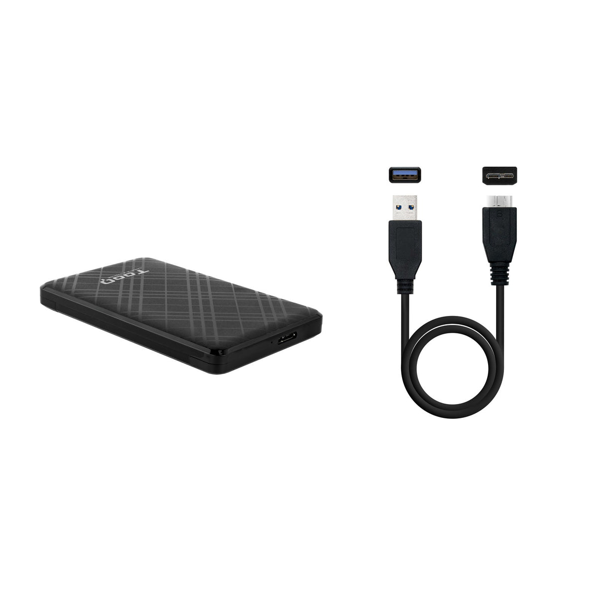 Boitier externe USB 3.1 TooQ TQE-2500 - S-ATA 2,5" (Noir)