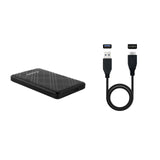 Boitier externe USB 3.1 TooQ TQE-2500 - S-ATA 2,5" (Noir)