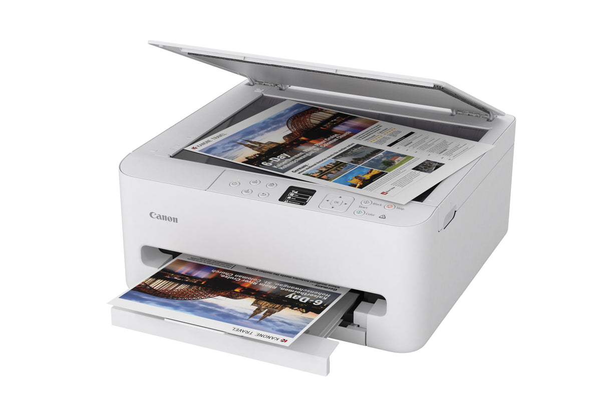 Imprimante Multifonction 3en1 Canon Pixma TS6550i (Blanc)