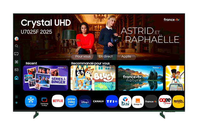 Samsung TU65U7025F - TV LED 65 (165 cm) - 4K UHD 3840x2160 - HDR - Smart TV - Gaming Hub - 3xHDMI - WiFi