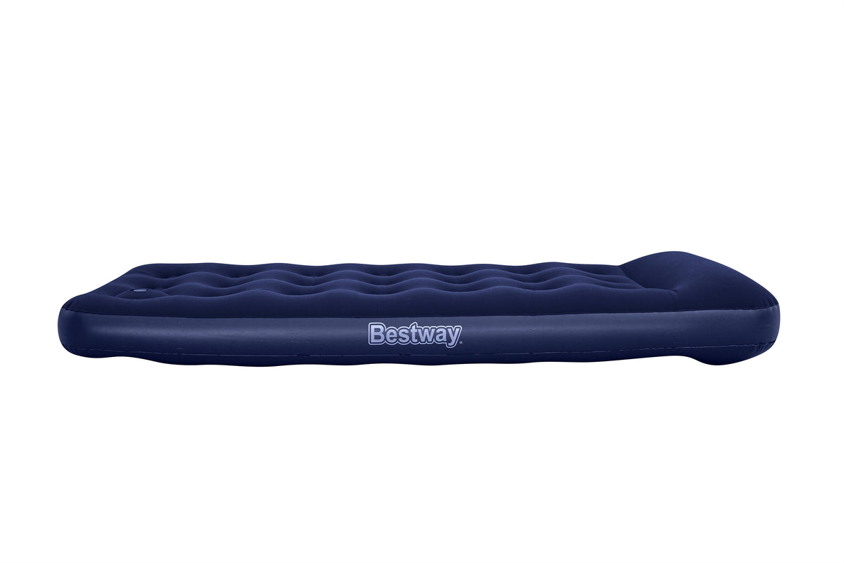 Matelas gonflable camping - BESTWAY - 1 place -185x76x22 cm avec pompe a pied intégrée