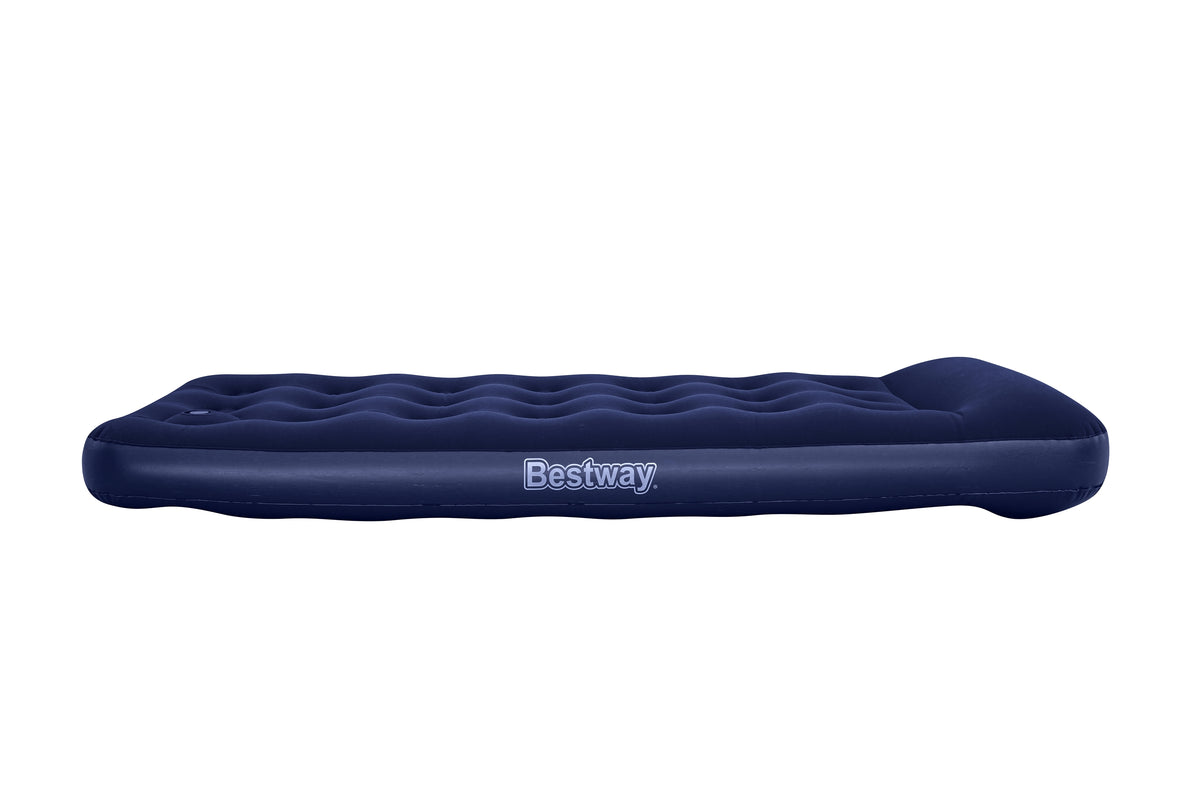 Matelas gonflable camping - BESTWAY - 1 place -185x76x22 cm avec pompe a pied intégrée
