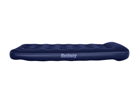 Matelas gonflable camping - BESTWAY - 1 place -185x76x22 cm avec pompe a pied intégrée