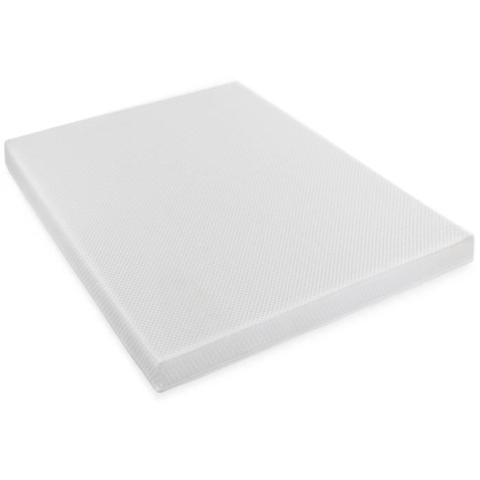 Surmatelas 140x190cm -  Tri-technologie 7cm - DEKO DREAM