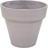 Pot de fleur - MEGA COLLECTIONS - Ecostone Planter - Ø 41 cm - H 35 cm - Taupe