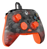 Manette de jeu - Xbox Series X|S, Xbox One et PC - Rematch Core - RGB - Filaire - Camouflage Noir / Orange - TURTLE BEACH