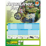 Ubbink B‚che pour bassin de jardin / Ètang en PVC 6 * 7 metres Noir 401398