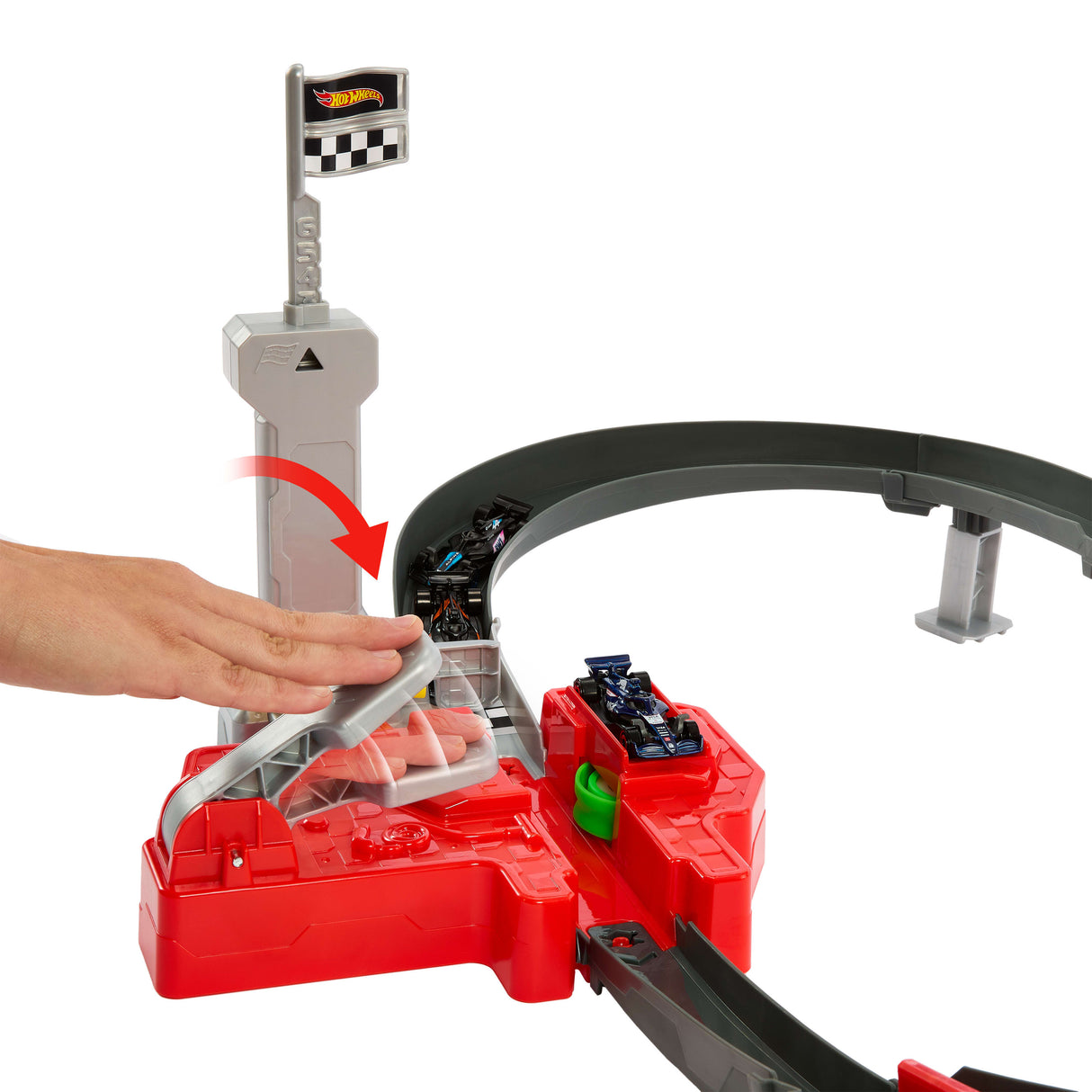 Circuit - HOT WHEELS - Hot Wheels Racing Starter Trackset - Multicolore - 4 ans - Intérieur