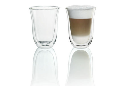 Lot de 2 tasses Latte Macchiato - DELONGHI - Contenance 33 cl - Double parois