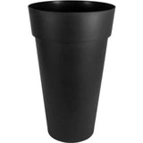EDA - Pot de fleurs Rond XXL - Toscane - Ř 48 x H 80 cm - Intérieur / Extérieur - 90 L - Gris anthracite