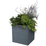 Pot de fleurs Carré 50 cm - EDA - Graphit - 57 L - 49,5 x 49,5 x H. 49,5 cm - Gris Anthracite