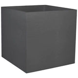 Pot de fleurs Carré 50 cm - EDA - Graphit - 57 L - 49,5 x 49,5 x H. 49,5 cm - Gris Anthracite