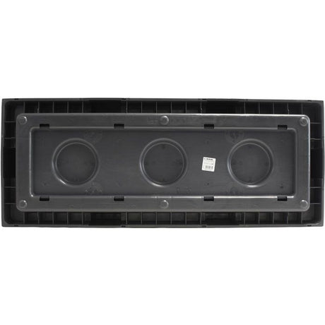 Jardiniere - EDA - Volcania - 98 L - Intérieur / Extérieur - Décor Pierre - 99,5 x 39 x H. 43 cm - Gris Anthracite