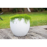 EDA Pot rond Graphit ÿ50cm - Contenance 46L - Blanc cÈrusÈ