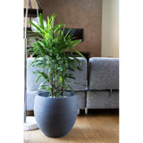 Pot de fleurs Rond Egg Ø 50cm - EDA - Graphit - 46 L - Ø 50 x H. 45 cm - Gris Anthracite