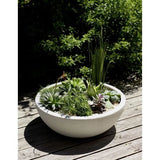 EDA Pot vasque Graphit ÿ59cm - Contenance 39L - Blanc cÈrusÈ