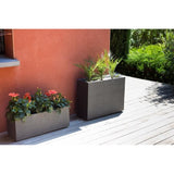 EDA Pot de fleurs Muret Loft GRAPHIT - 46 L - 78,5 x 29,5 x 60 cm - Gris anthracite