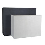 Jardiniere Muret Loft L - EDA - Graphit - 46 L - Intérieur / Extérieur - Décor Graphiques - 78,5 x 29,5 x H. 60 cm - Gris Anthracite