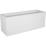 Balconniere - EDA - Graphit Up - 25 L - Intérieur / Extérieur - Décor Vagues - 59 x 19,5 x H. 22,8 cm - Blanc Cérusé