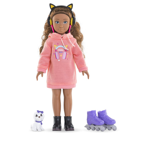 Poupée mannequin - COROLLE - Melody Music & Mode - 28 cm - 4 accessoires - des 4 ans
