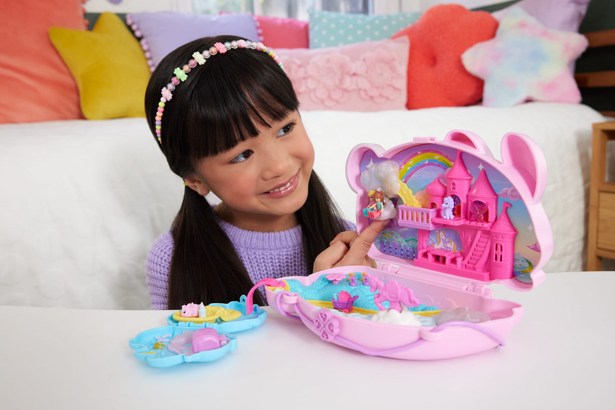 Polly Pocket - Coffret 2 en 1 Lapin - Avec 2 figurines et 12 accessoires - Polly Pocket - JFT88
