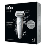 Épilateur - BRAUN - Silk-épil 9-011 3D - Sans fil - 2 modes - Blanc